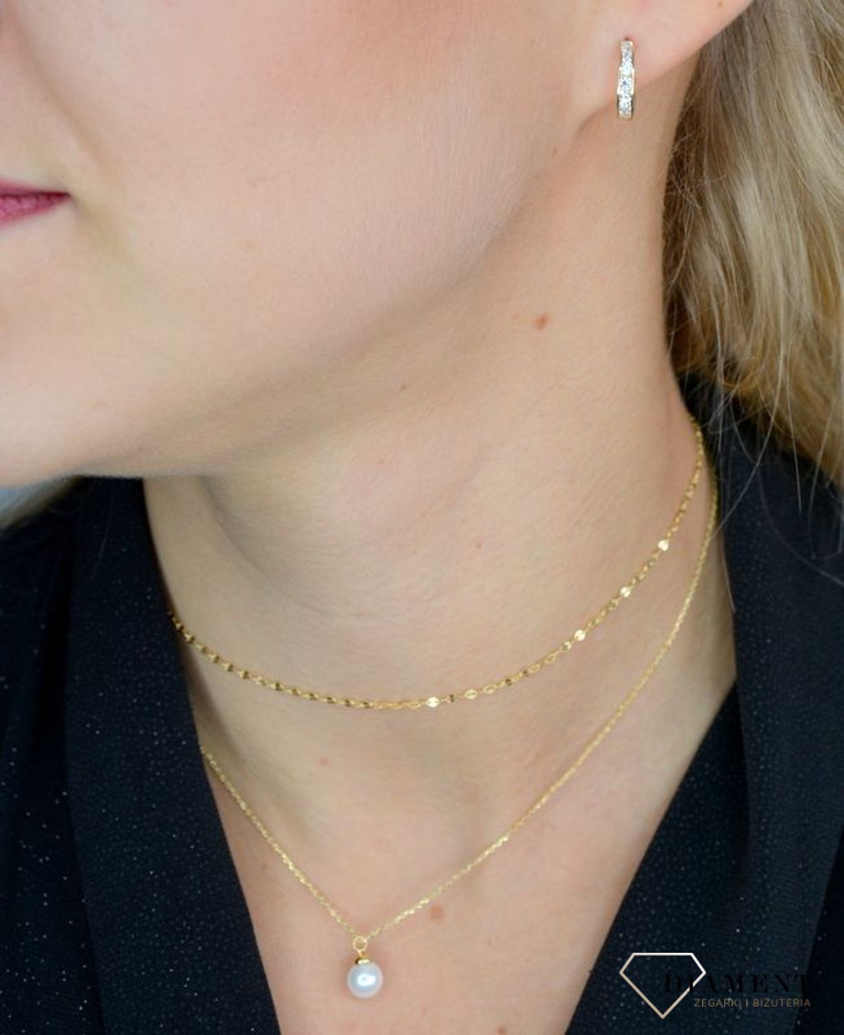 Naszyjnik typu choker srebrny perełka DIA-NSZ-1324K-925.jpg