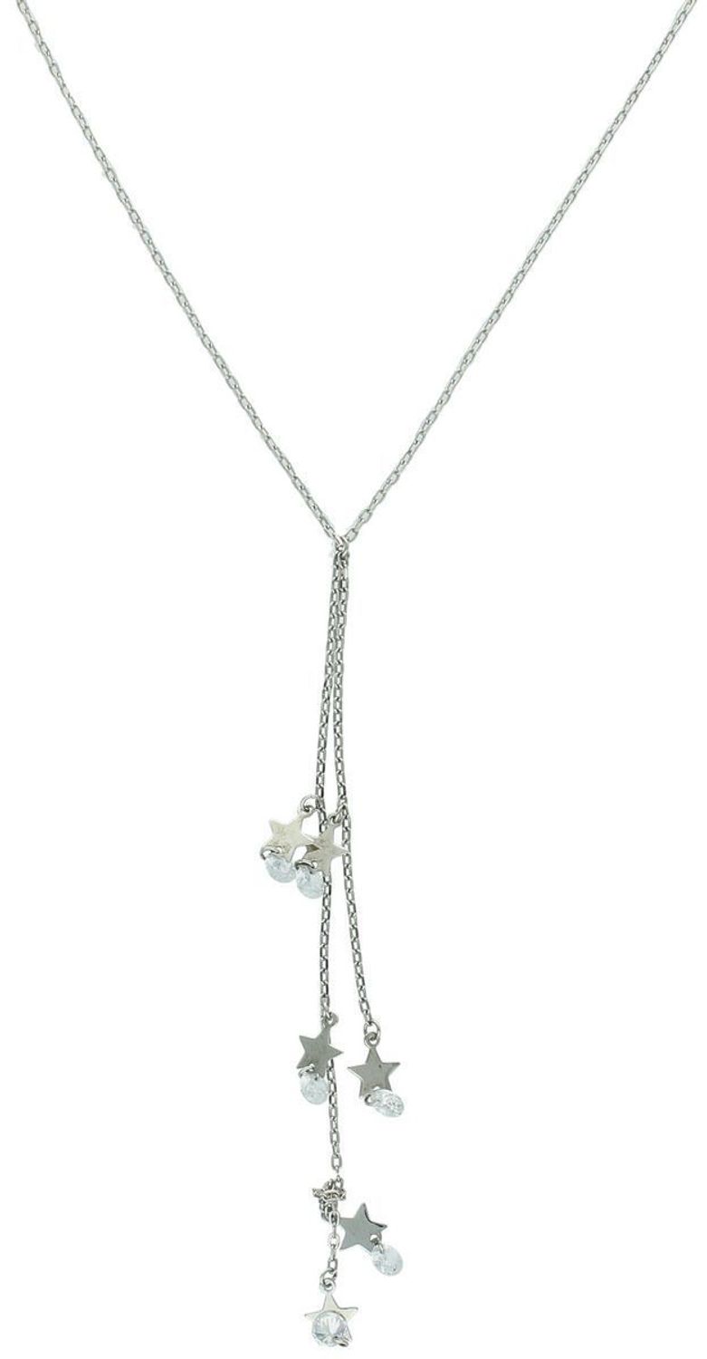 Srebrny naszyjnik celebrytka krawatka z kryształkiem i gwiazdkami – srebro 92 (2).jpg