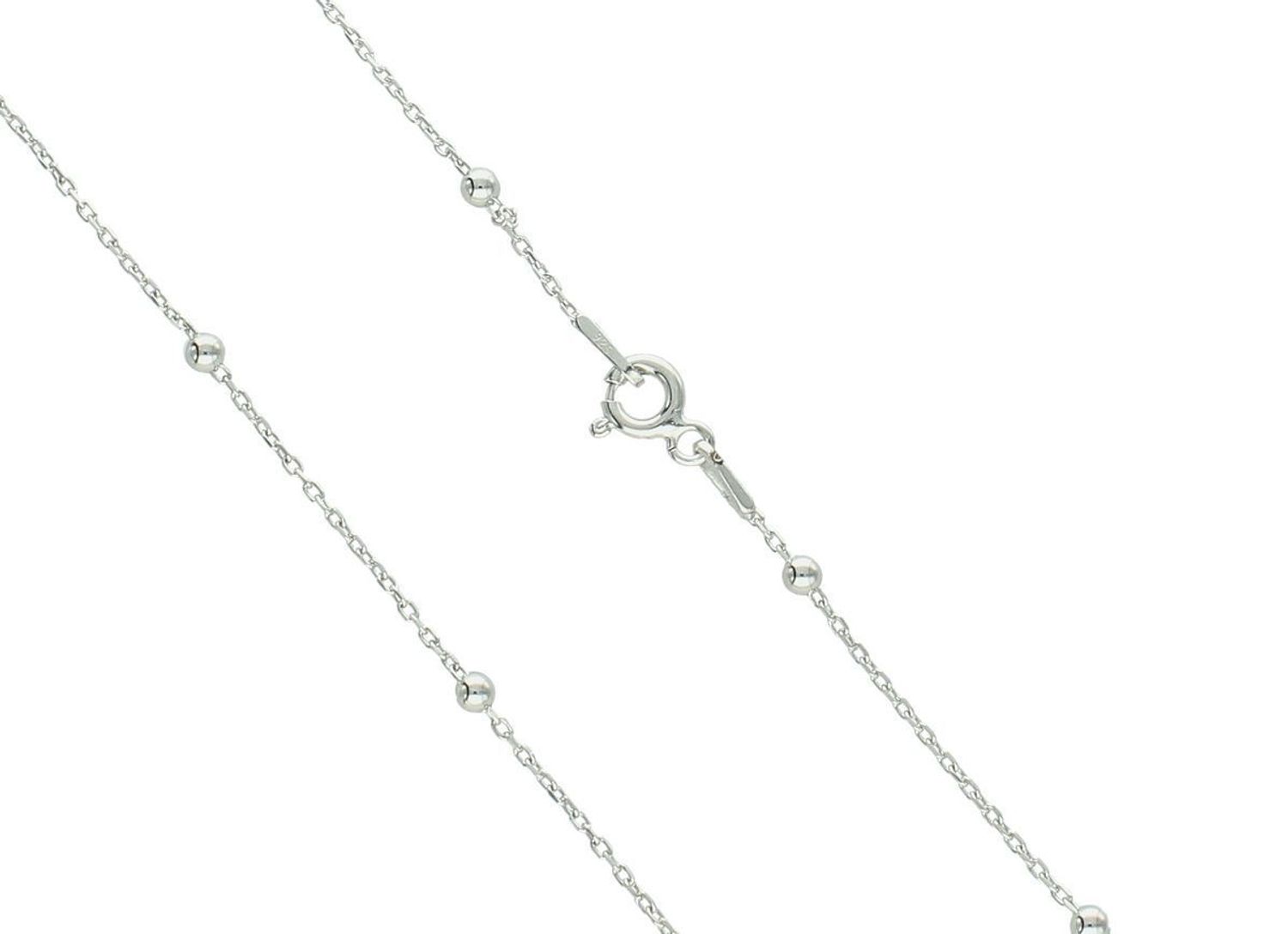 Minimalistyczny naszyjnik ze srebra próby 925 zdobiony małymi kulkami 2 mm. Subtelny, lekki i elegancki – idealny na co dzień. Sprawdź model DIA-NSZ-13360-925.1.jpg
