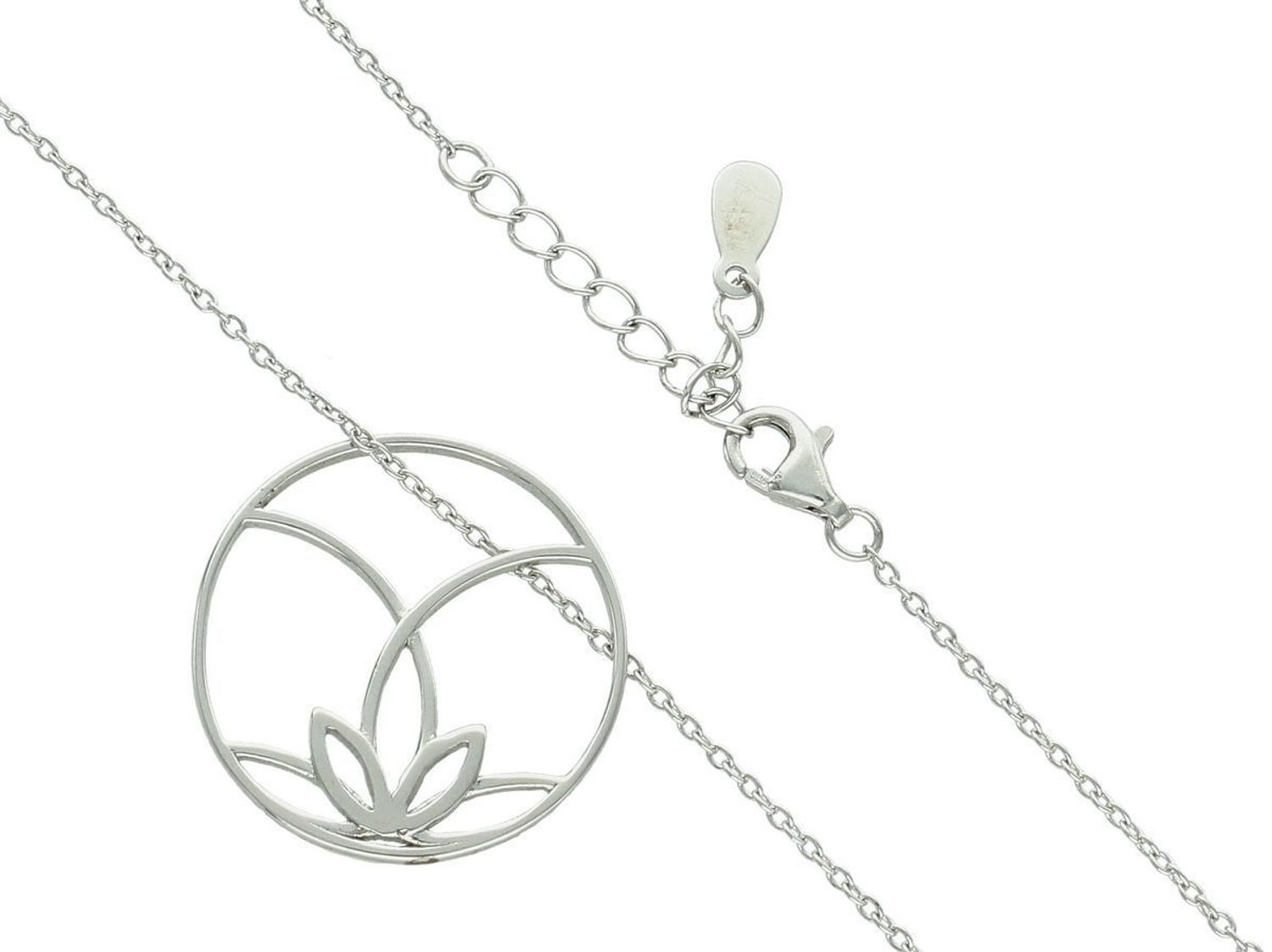 Subtelny naszyjnik celebrytka z wiszącym kółeczkiem ze srebra próby 925. Minimalistyczna biżuteria na co dzień i na prezent. Model DIA-NSZ-13495-925 – zobacz więcej!1.jpg