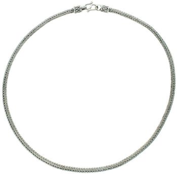 Męski naszyjnik ze srebra próby 925 o długości 51 cm i ozdobnym splocie. Elegancki design, solidne wykonanie i zapięcie na haczyk. Idealny prezent dla mężczyzny.2.jpg