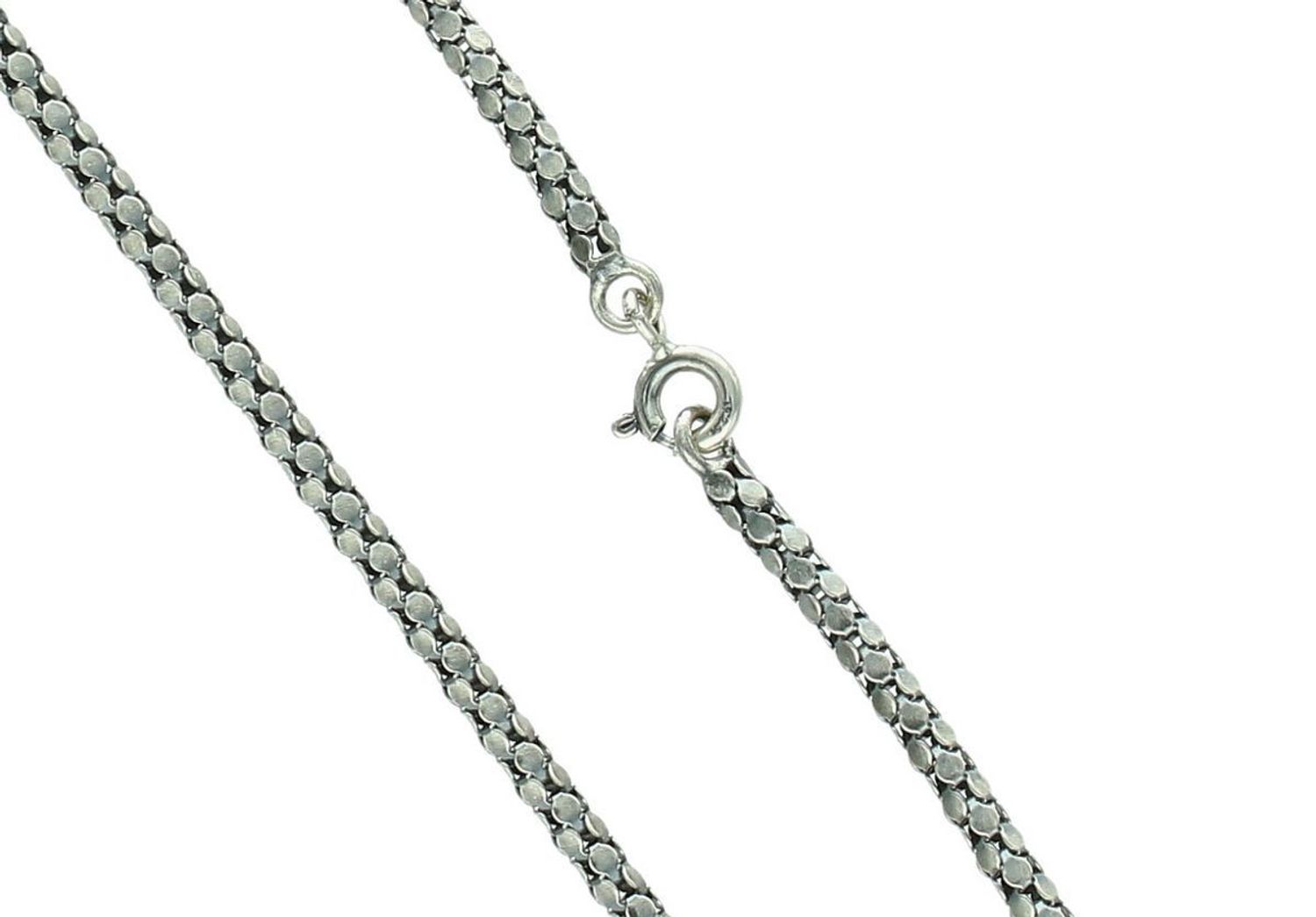 Naszyjnik damski srebrny próby 925, długość 45 cm, szerokość 2 mm, waga 5,60 g, zapięcie na karabińczyk. Model DIA-NSZ-13926-925 – klasyczny i elegancki dodatek do codziennych i formalnych styl1.jpg