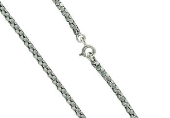 Naszyjnik damski srebrny próby 925, długość 45 cm, szerokość 2 mm, waga 5,60 g, zapięcie na karabińczyk. Model DIA-NSZ-13926-925 – klasyczny i elegancki dodatek do codziennych i formalnych 2.jpg