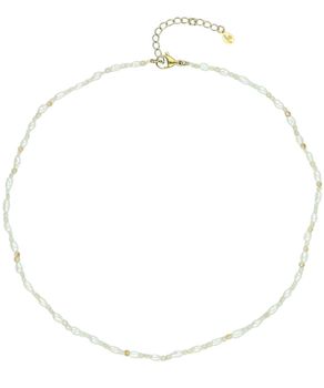 Naszyjnik z cytrynem i perłą hodowlaną 45 cm stal szlachetna złota DIA-NSZ-14172-STAL naszyjnik.jpg