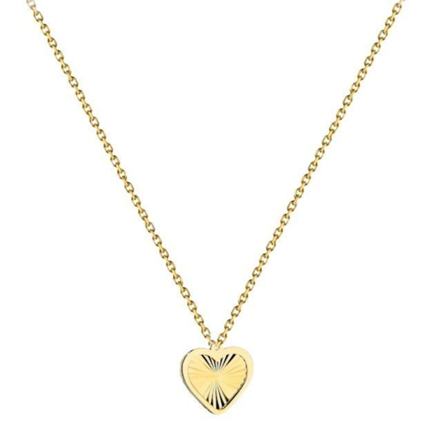 Złoty naszyjnik celebrytka Diamentowane Serce w oprawie próba 375 – delikatny naszyjnik na prezent (2).jpg