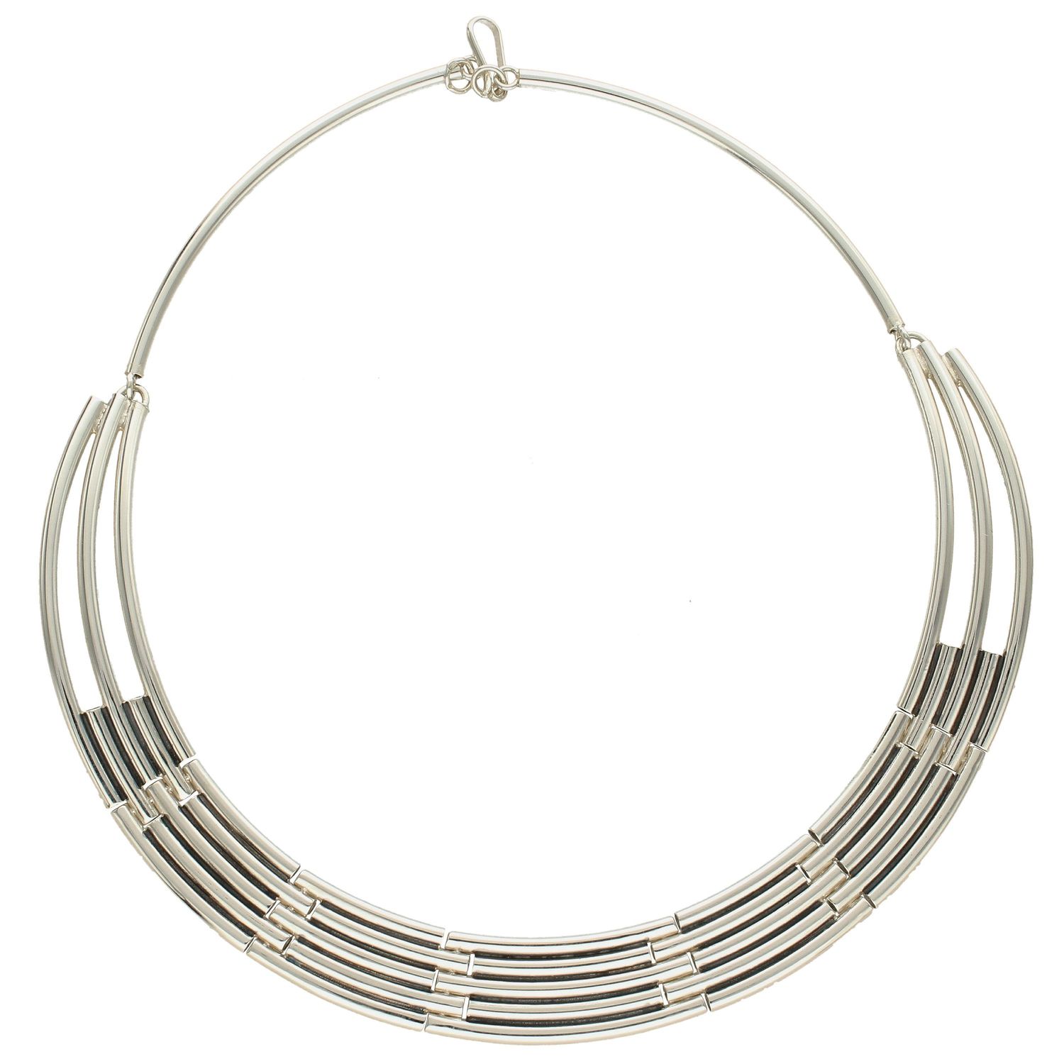 Srebrny naszyjnik 925 'Srebrna kolia' proste blaszki DIA-NSZ-1714L-925.jpg