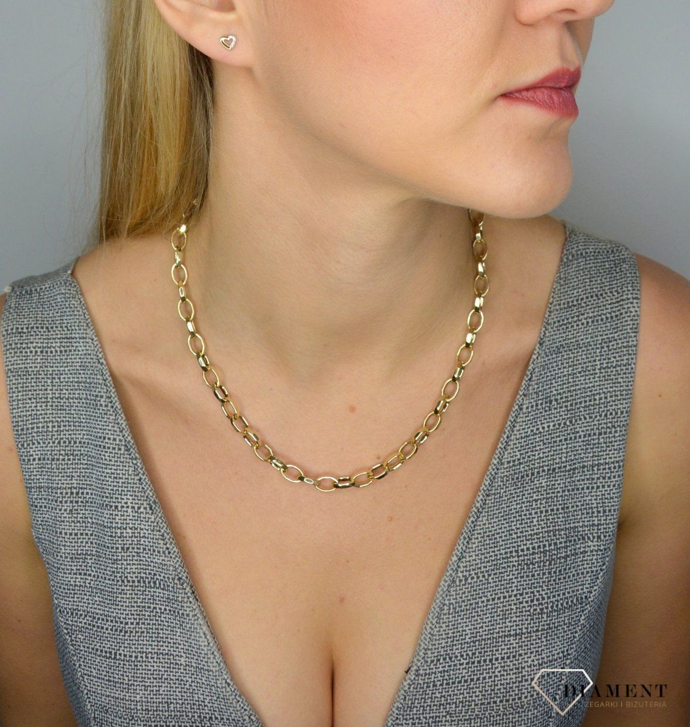 Złoty naszyjnik 585 duże ogniwka DIA-NSZ-1757-585.jpg