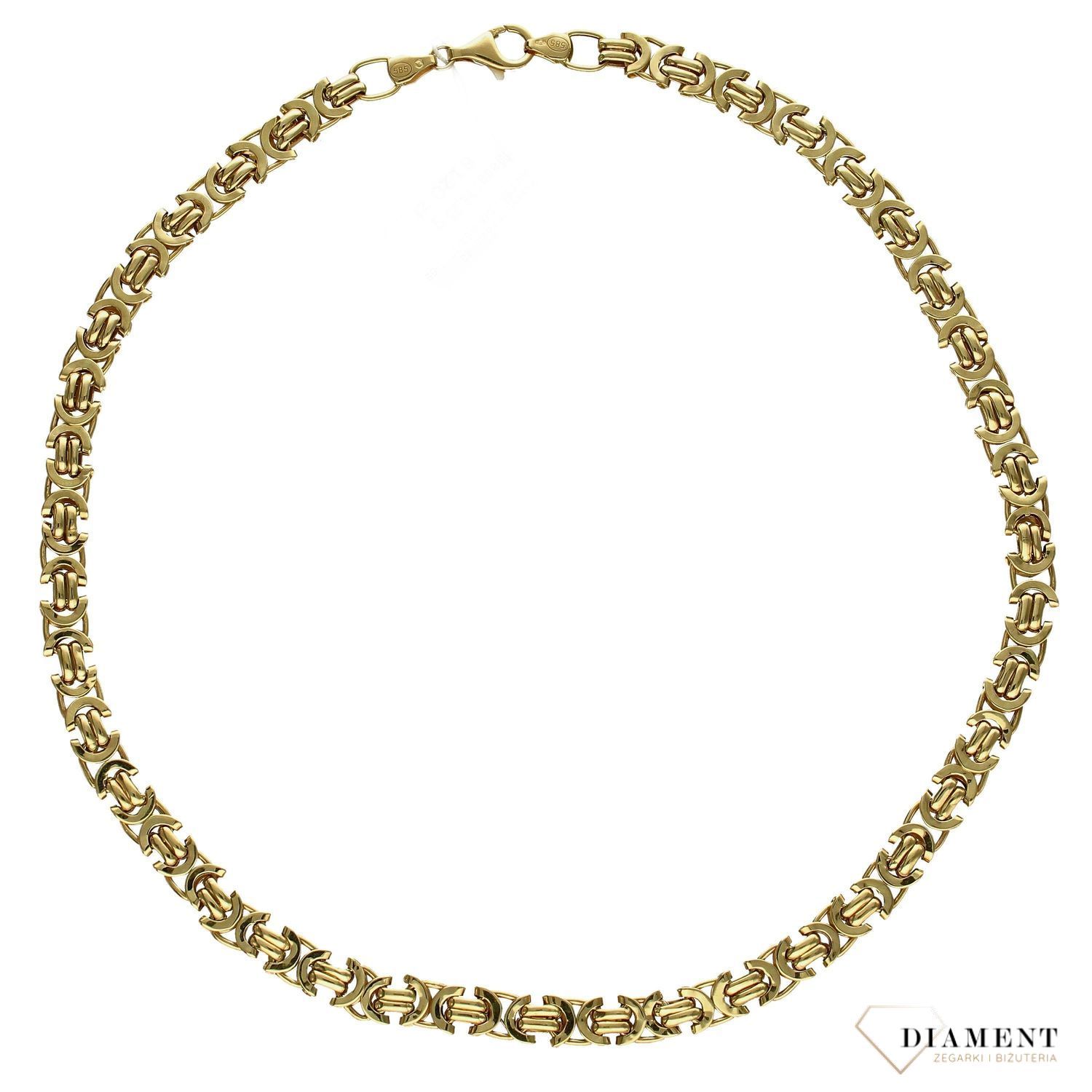 Naszyjnik złota kolia 585 'Urok gwiazdy' DIA-NSZ-1771-585.jpg