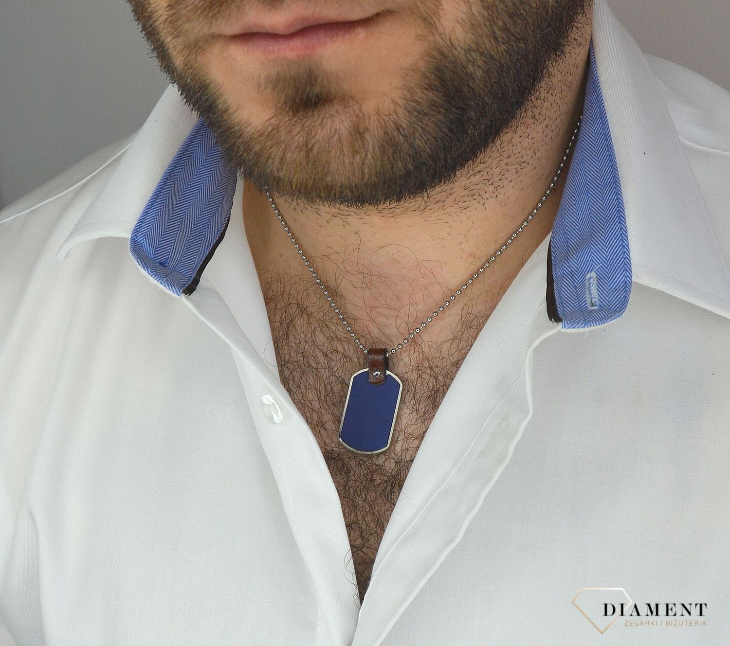 Naszyjnik męski stalowy nieśmiertelnik DIA-NSZ-1940-STAL.jpg