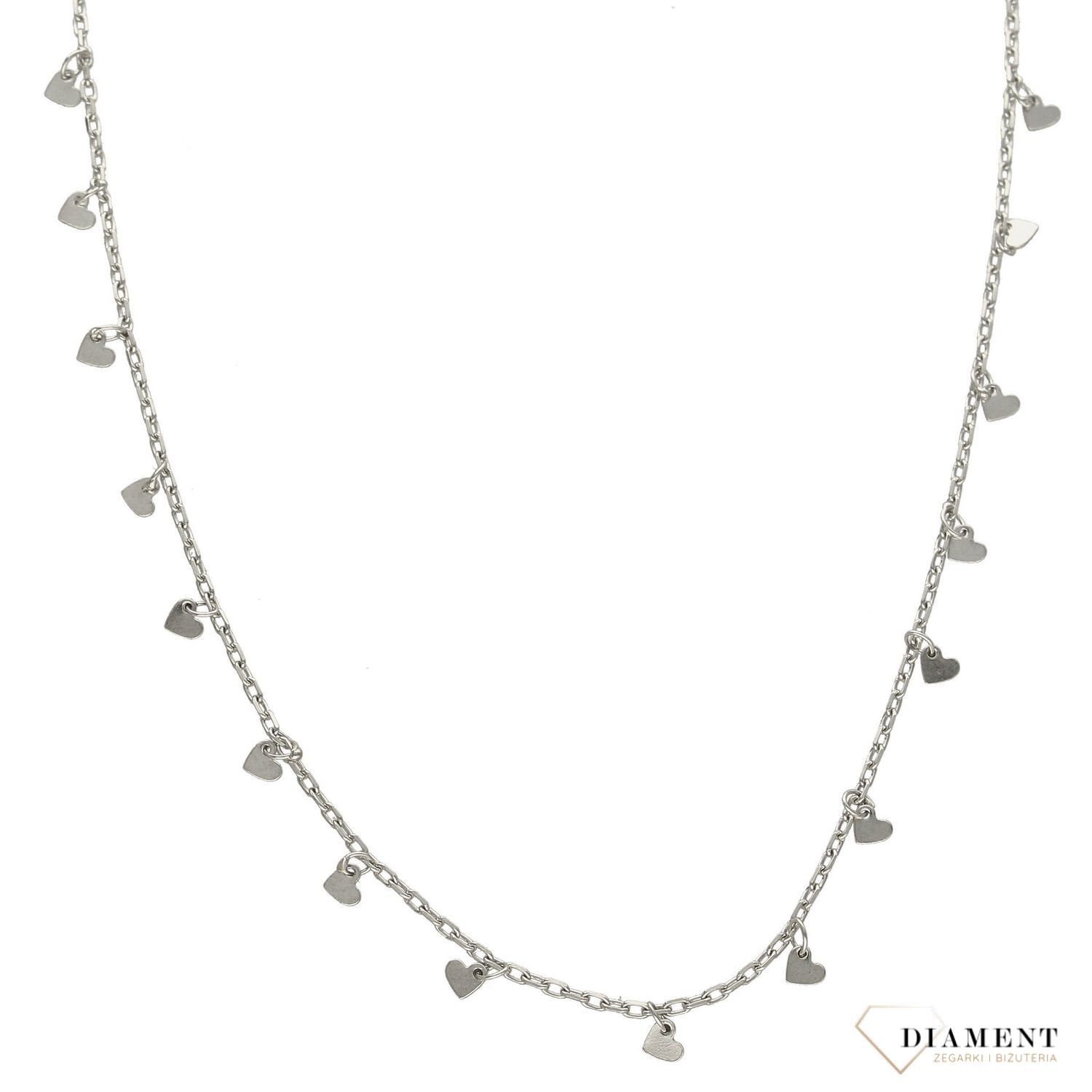 Naszyjnik srebrny celebrytka 925 małe serduszka DIA-NSZ-2079-925.jpg
