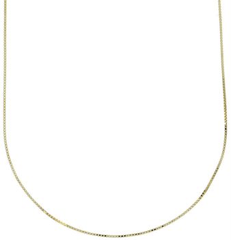 Naszyjnik srebrny pozłacany 925 – łańcuszek kostka z ozdobami, 50 cm, 2,93 g.jpg