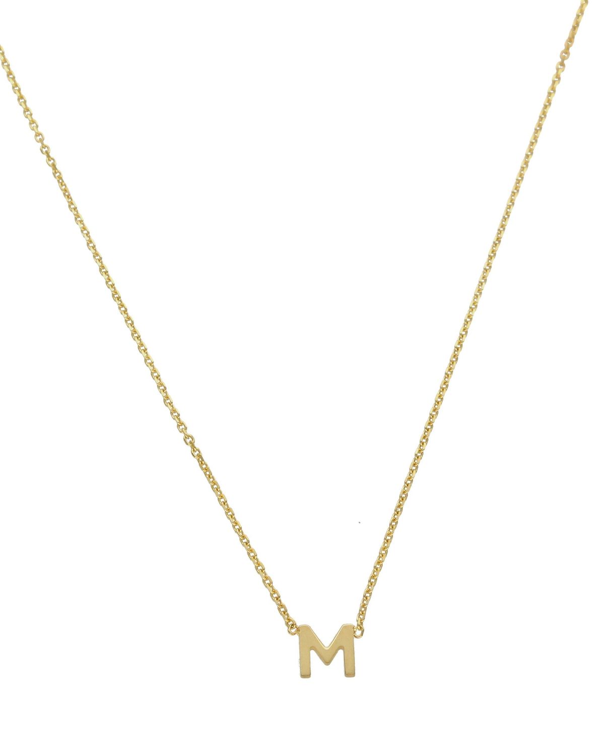 Złoty naszyjnik 585 celebrytka z literką M DIA-NSZ-2171M03-M-585. Złoty naszyjnik idealnie sprawdzi się w minimalistycznych zestawieniach na co dzień, ujmując jednocześnie starannym oraz estetycznym wykonaniem. Delikatna.jpg