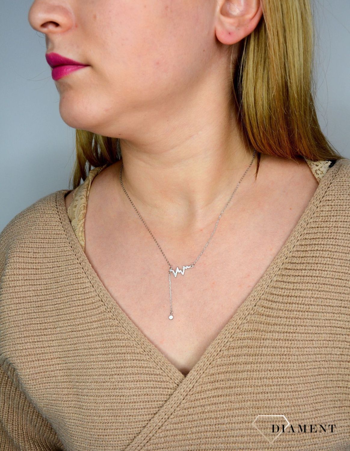 Srebrny naszyjnik linia życia z cyrkonią DIA-NSZ-2299-925.jpg