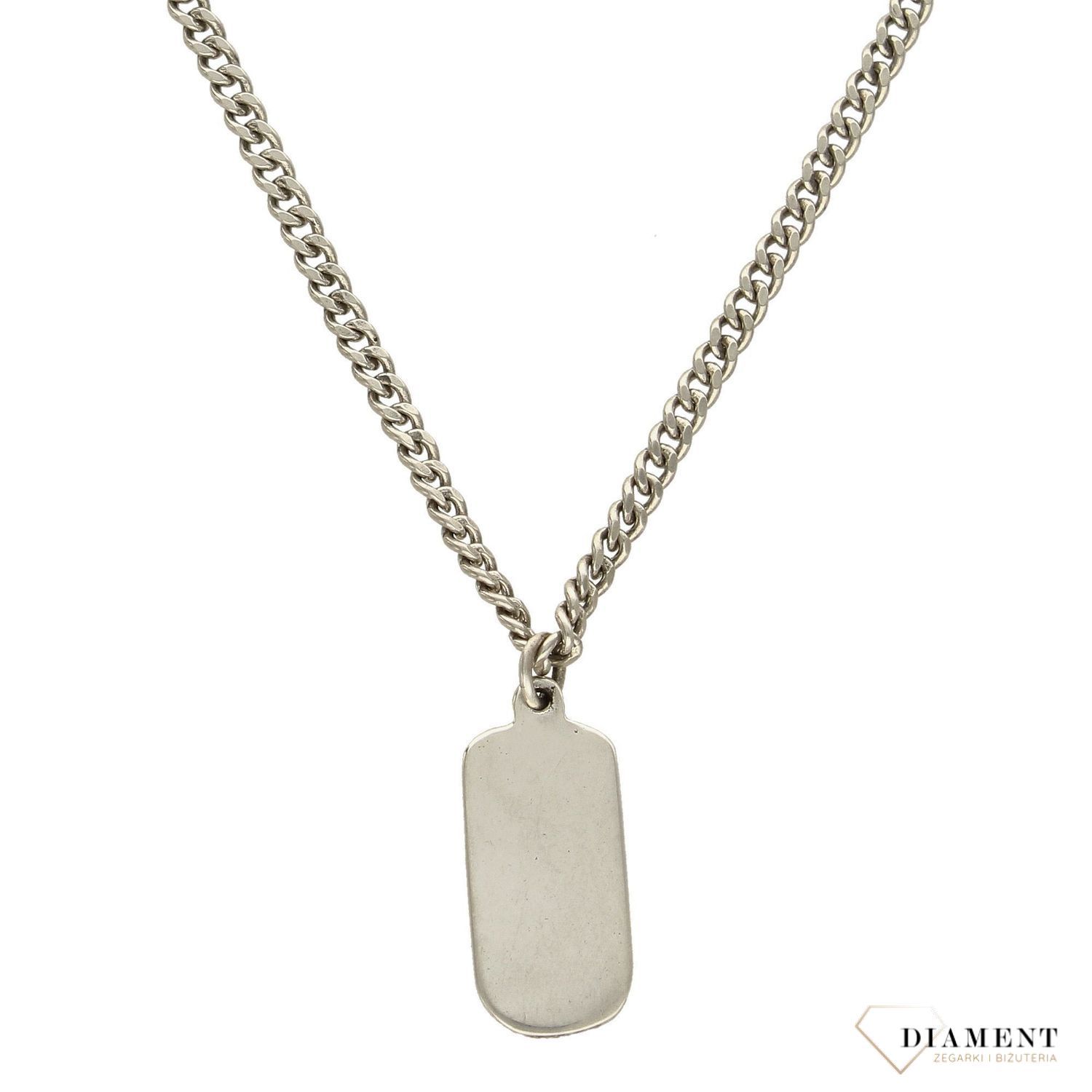 Naszyjnik srebrny 925 'Modlitwa' z blaszką do graweru DIA-NSZ-2304-925 (1).jpg