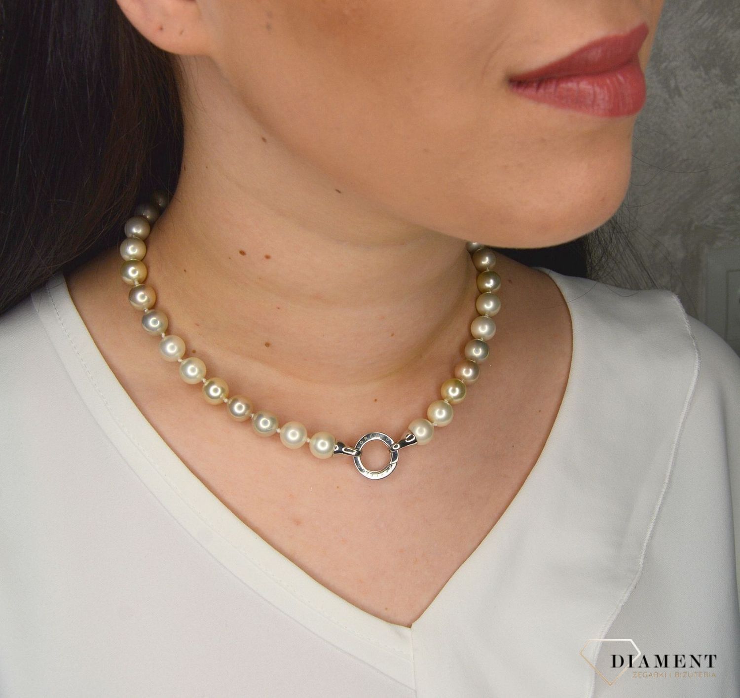 Naszyjnik z perłopławy w jasnym kolorze DIA-NSZ-2375-925.jpg