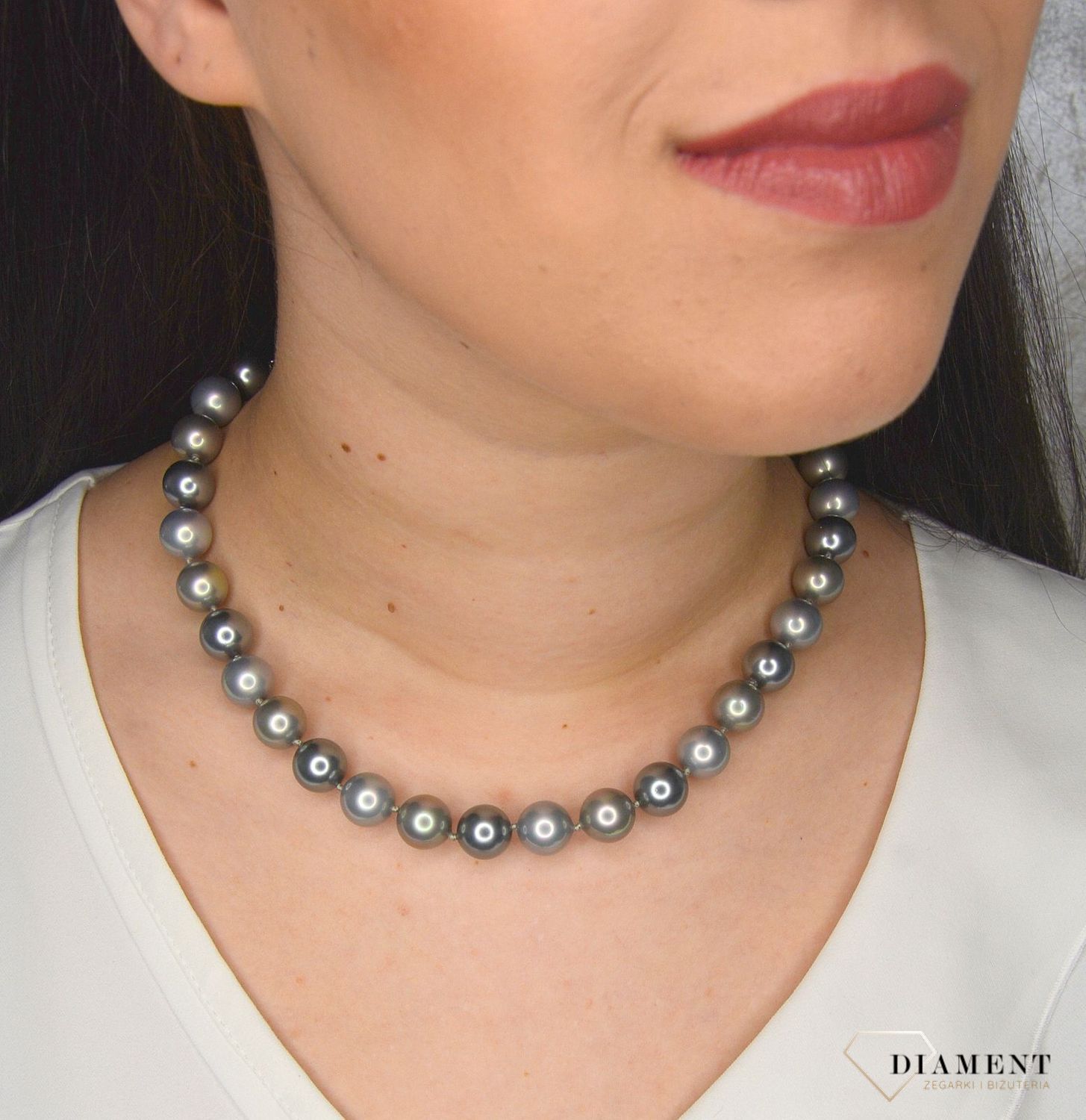 Naszyjnik z perłopławami w kolorze szarym DIA-NSZ-2379-925.jpg