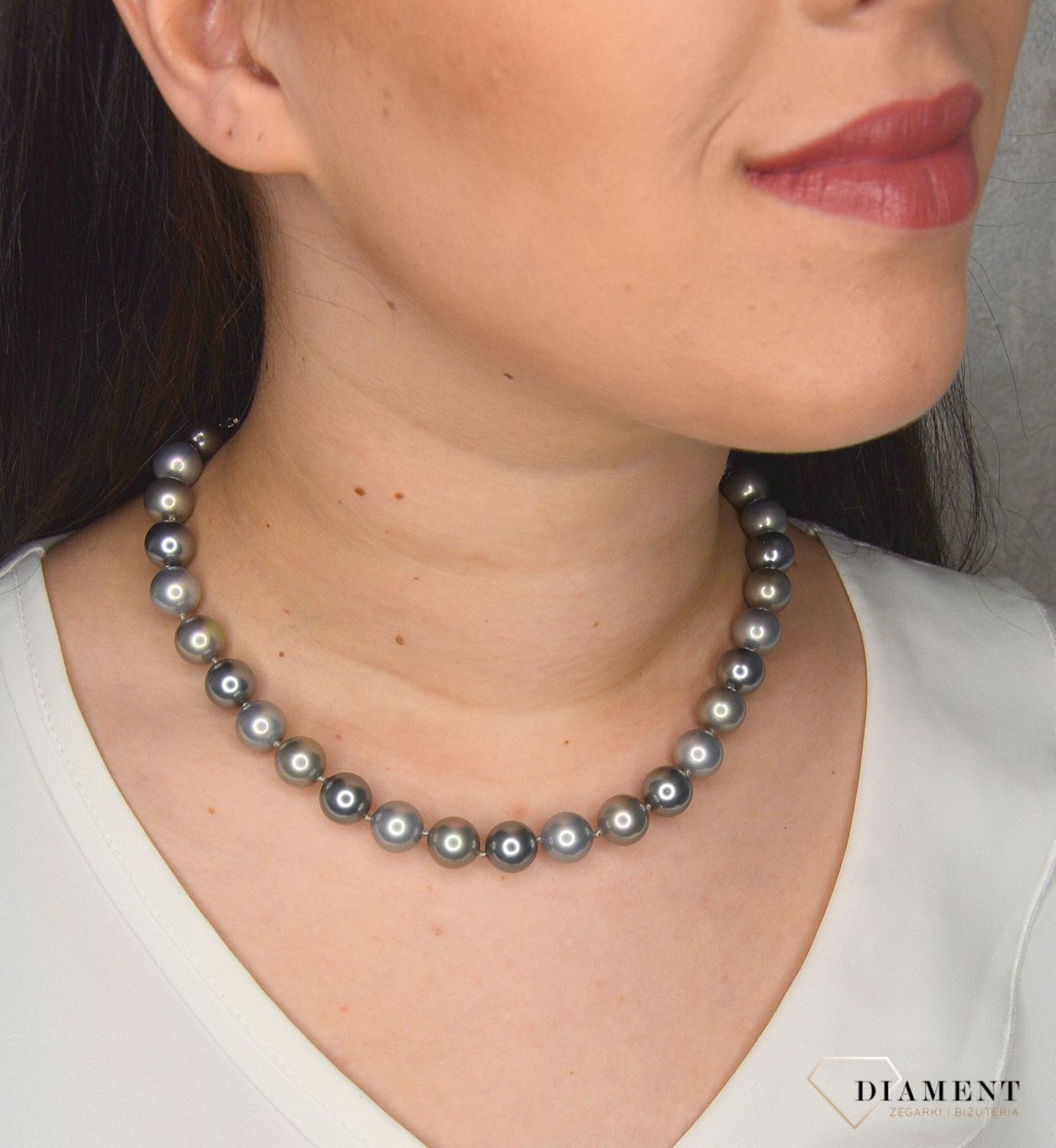 Naszyjnik z perłopławami w kolorze szarym DIA-NSZ-2379-925.jpg