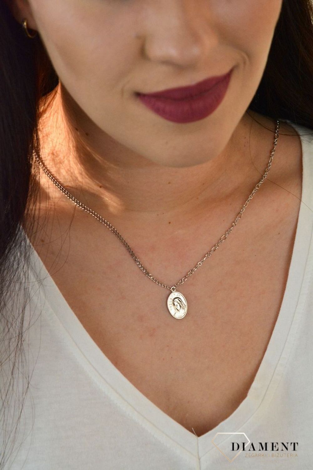 Naszyjnik srebrny z medalikiem DIA-NSZ-2397-925..jpg