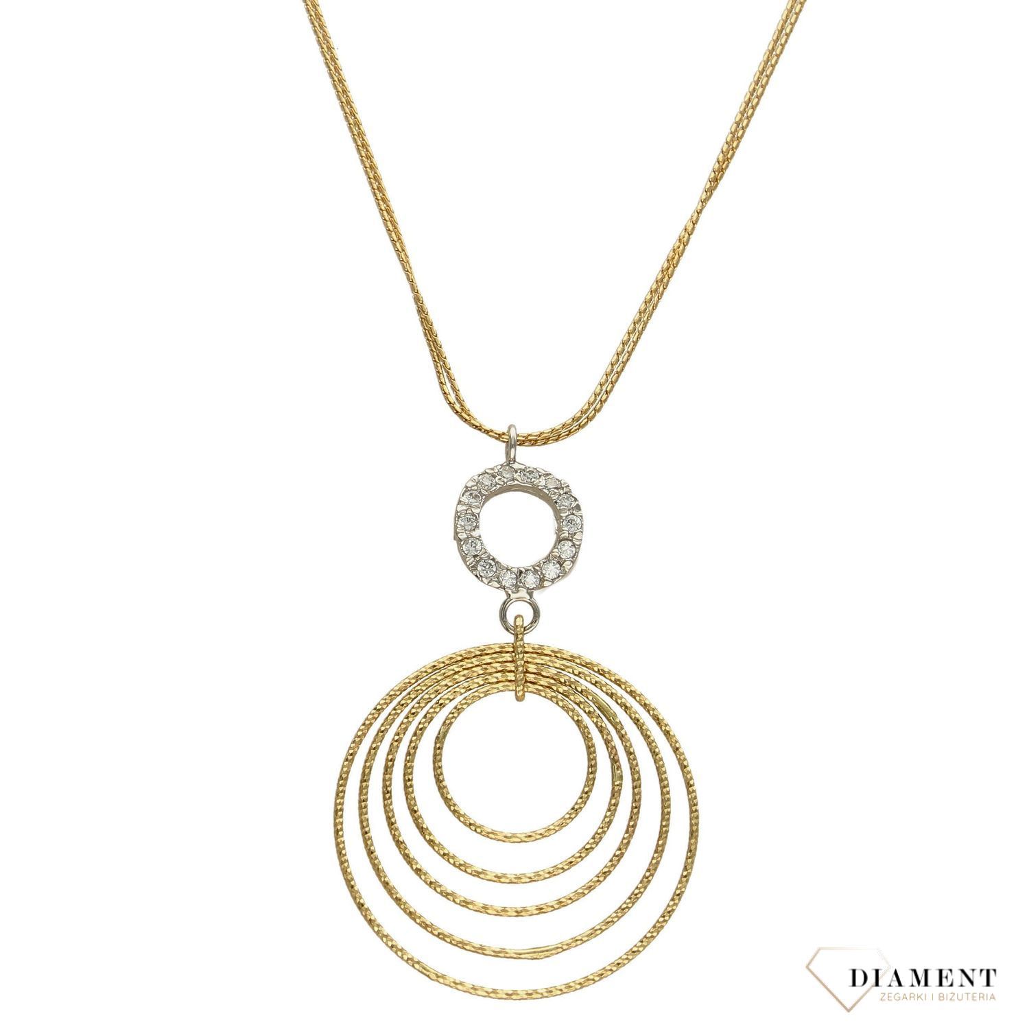 Naszyjnik złoty próby 585 z zawieszka DIA-NSZ-2524-585 ✓.jpg