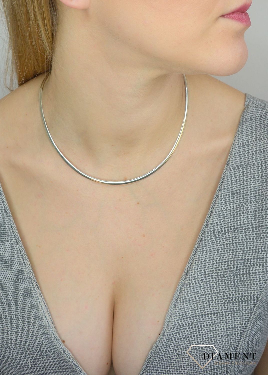 Naszyjnik srebrny 'Sztywna obroża Kleopatra'.jpg