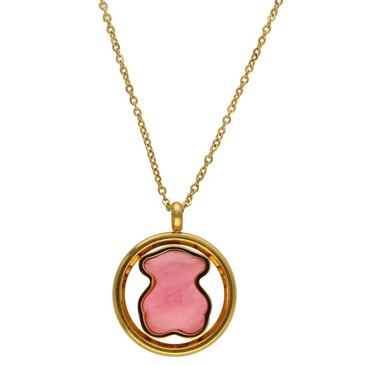 Naszyjnik damski z zawieszką różowy miś DIA-NSZ-2801-STAL.jpg