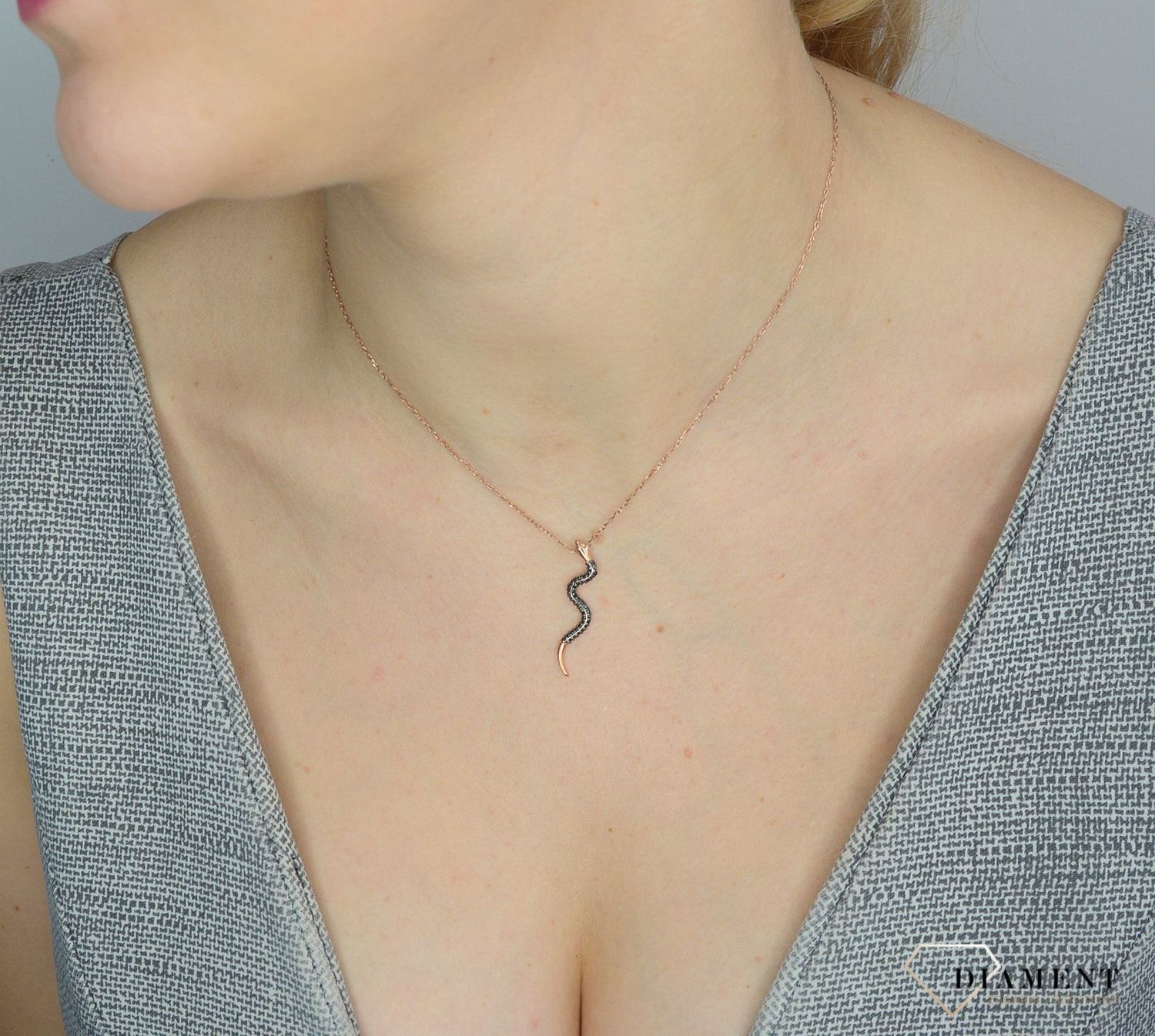 Srebrny naszyjnik pozłacany z wężem DIA-NSZ-2831-925.jpg