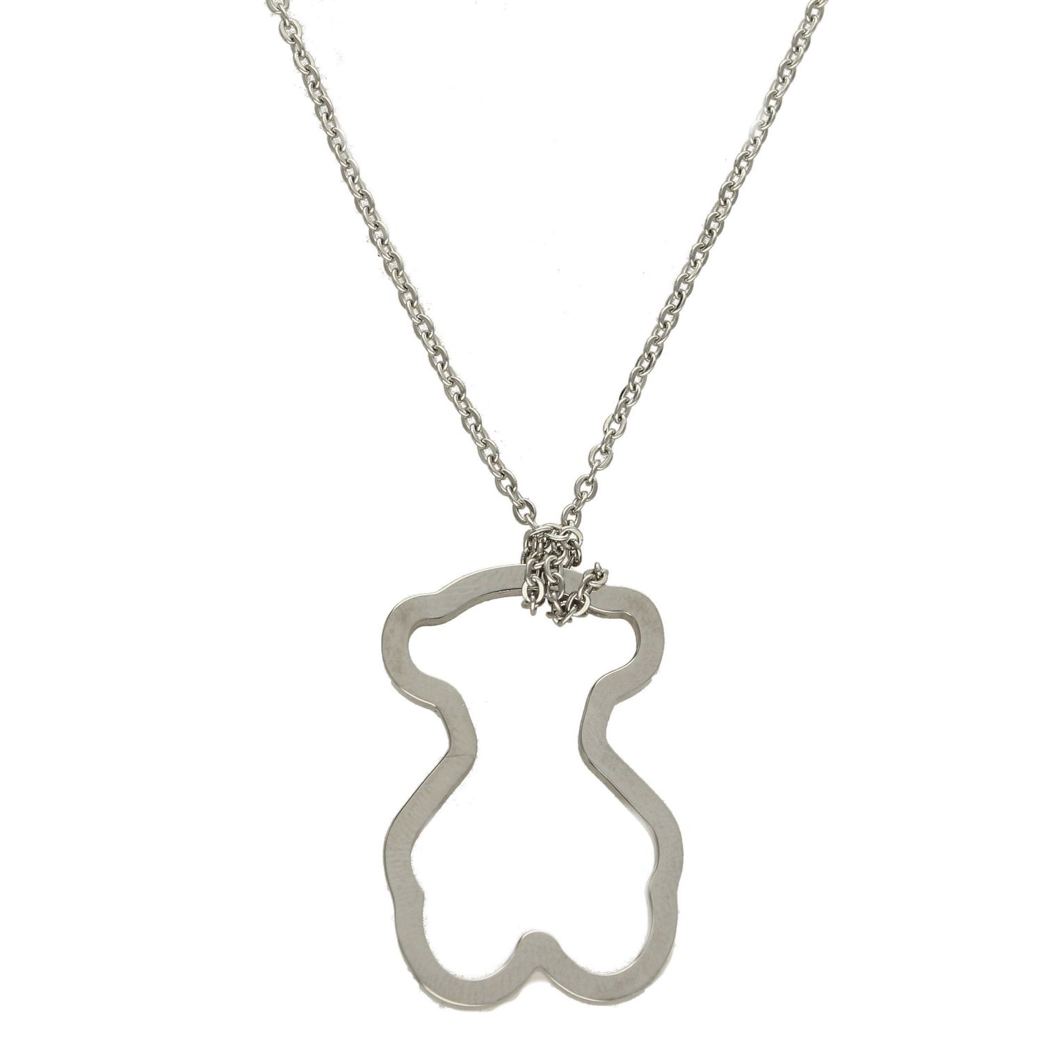 Naszyjnik damski z zawieszką w formie misia DIA-NSZ-2857-STAL.jpg