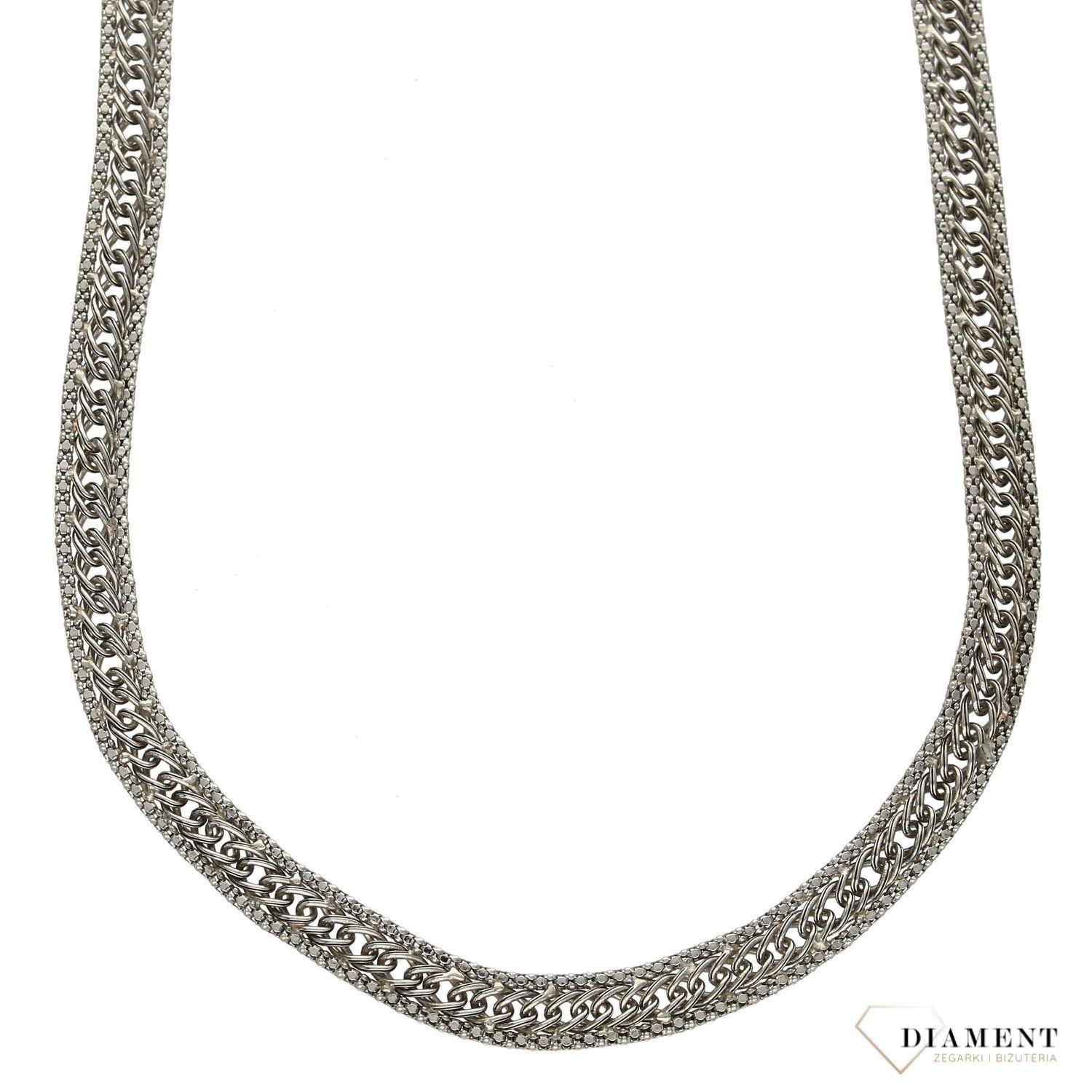 Srebrny naszyjnik damski kolia DIA-NSZ-2860-925✓Srebrne Naszyjniki Damskie w Sklepie z Biżuterią zegarki-diament.pl✓.jpg