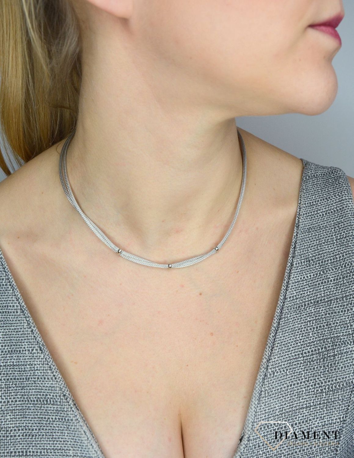 Srebrny naszyjnik podwójny łańcuszek z blaszką DIA-NSZ-2868-925.jpg