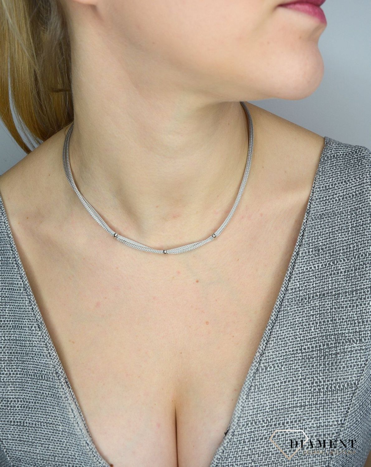 Srebrny naszyjnik podwójny łańcuszek z blaszką DIA-NSZ-2868-925.jpg