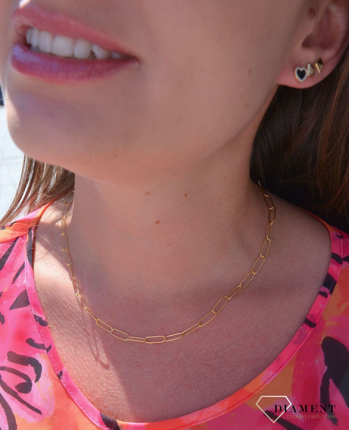 Naszyjnik srebrny pozłacany 'Duże oczka' DIA-NSZ-3060-925.jpg