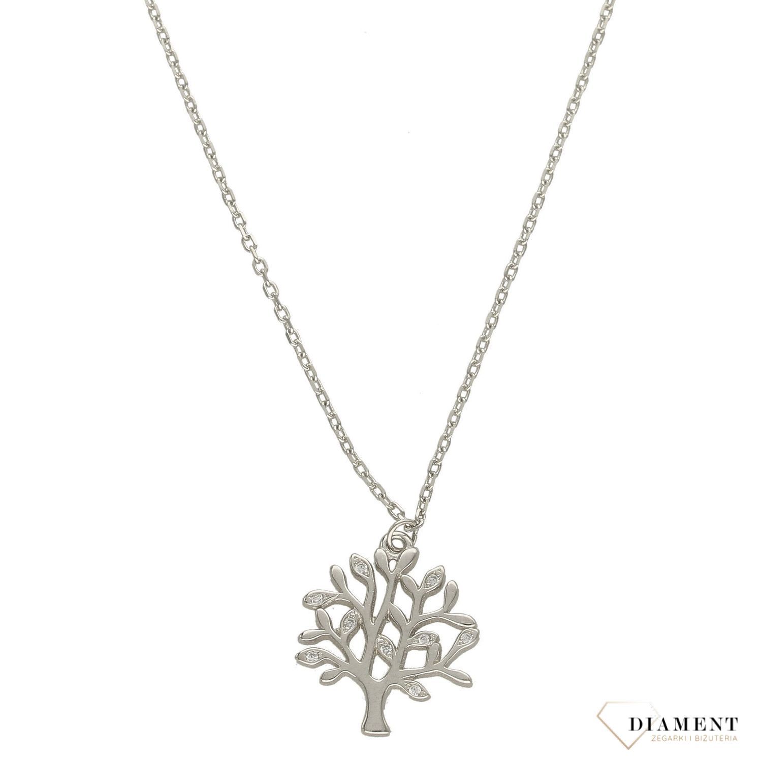 Srebrny naszyjnik drzewko z cyrkonią DIA-NSZ-3549-925.jpg