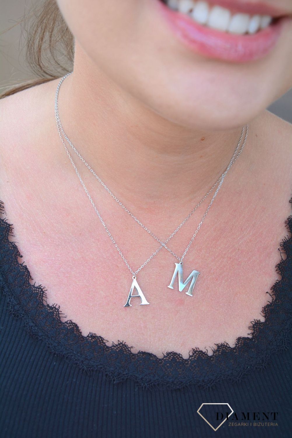 Srebrny naszyjnik Literka A DIA-NSZ-3551A-925.jpg