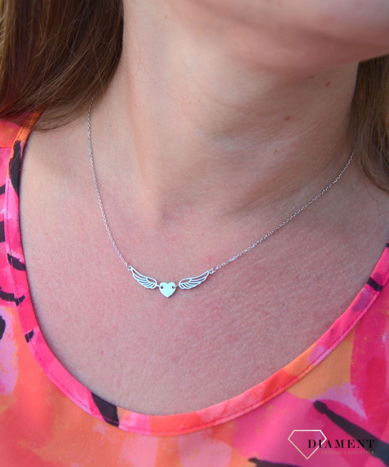 Srebrny naszyjnik celebrytka serce ze skrzydełkami DIA-NSZ-3575-925.jpg