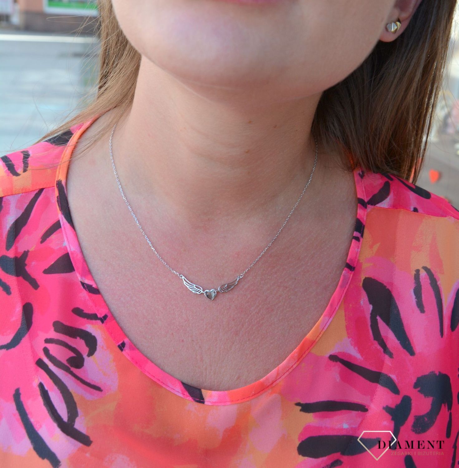 Srebrny naszyjnik celebrytka serce ze skrzydełkami DIA-NSZ-3575-925.jpg