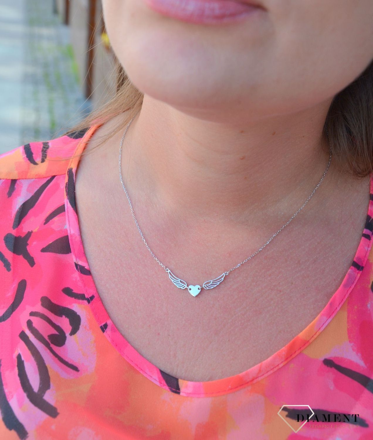 Srebrny naszyjnik celebrytka serce ze skrzydełkami DIA-NSZ-3575-925.jpg