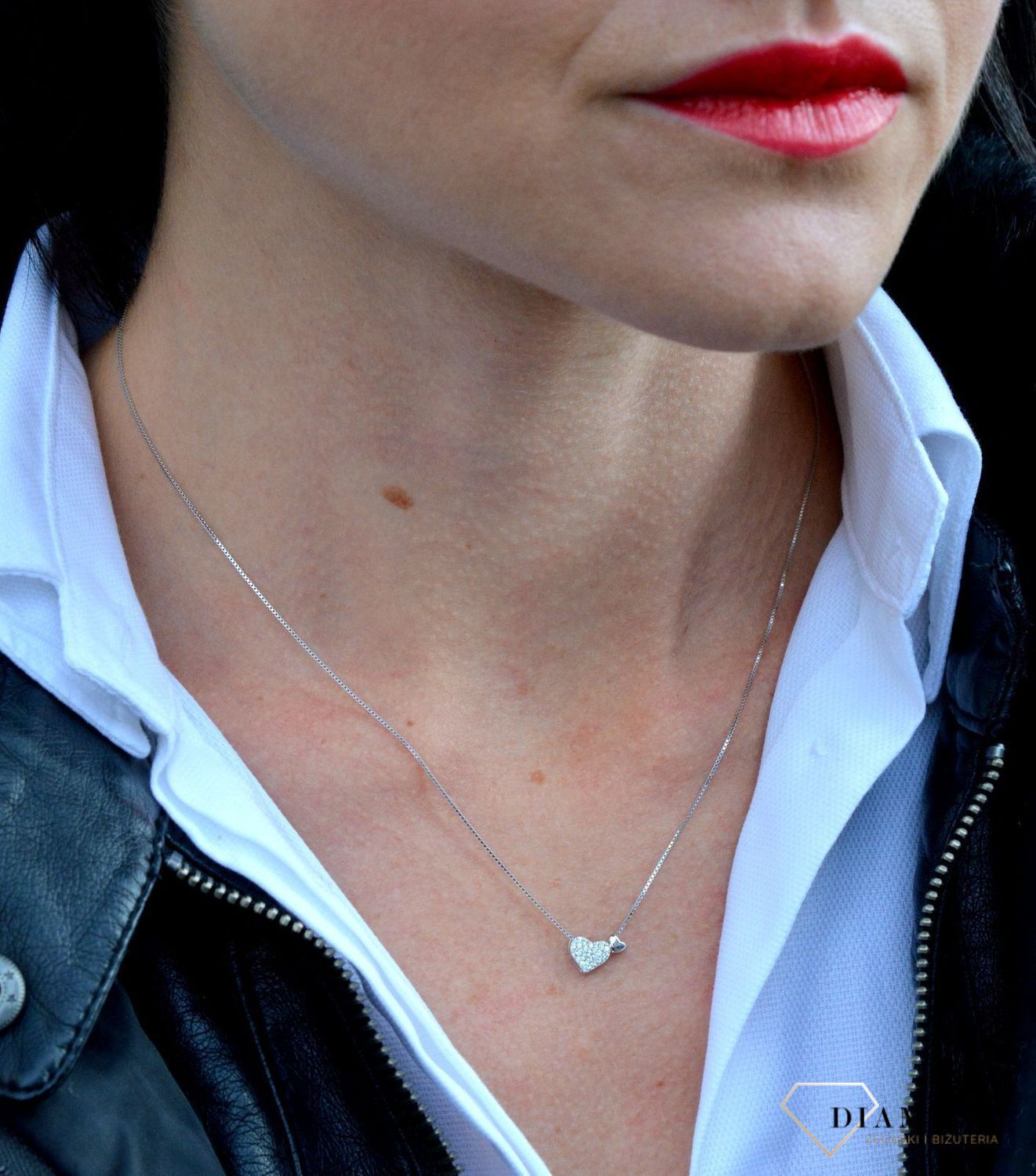 Srebrny naszyjnik celebrytka delikatne serce ozdobione cyrkonią DIA-NSZ-3831-925.jpg