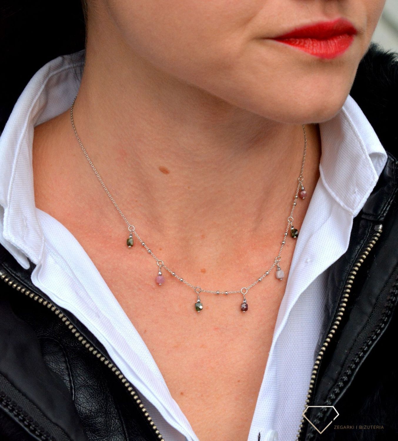 Naszyjnik damski z kamieniami naturalnymi turmalin DIA-NSZ-4021-925.jpg