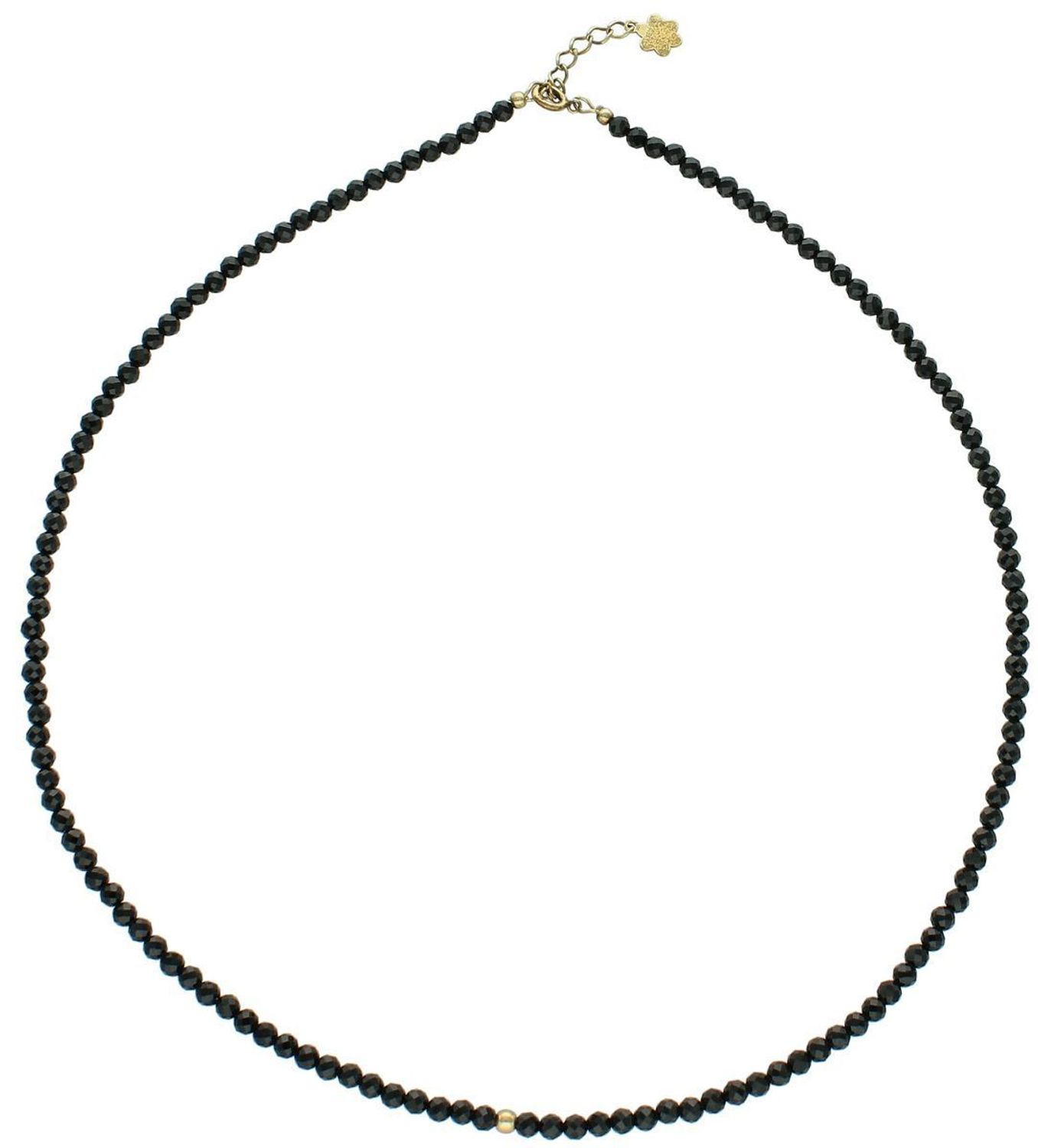 Naszyjnik damski pozłacany srebro 925 z naturalnymi turmalinami. Długość 42+3 cm, zapięcie na karabińczyk. Lekka i kolorowa biżuteria o naturalnym uroku.1.jpg