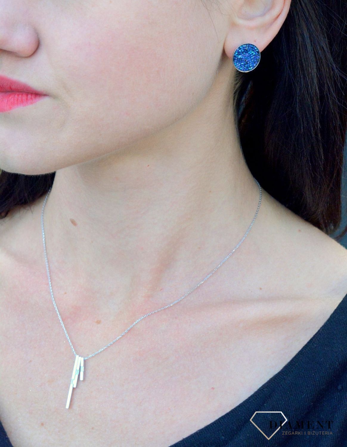 Naszyjnik celebrytka z białego złota 'Trzy pałeczki' DIA-NSZ-4235-585.jpg