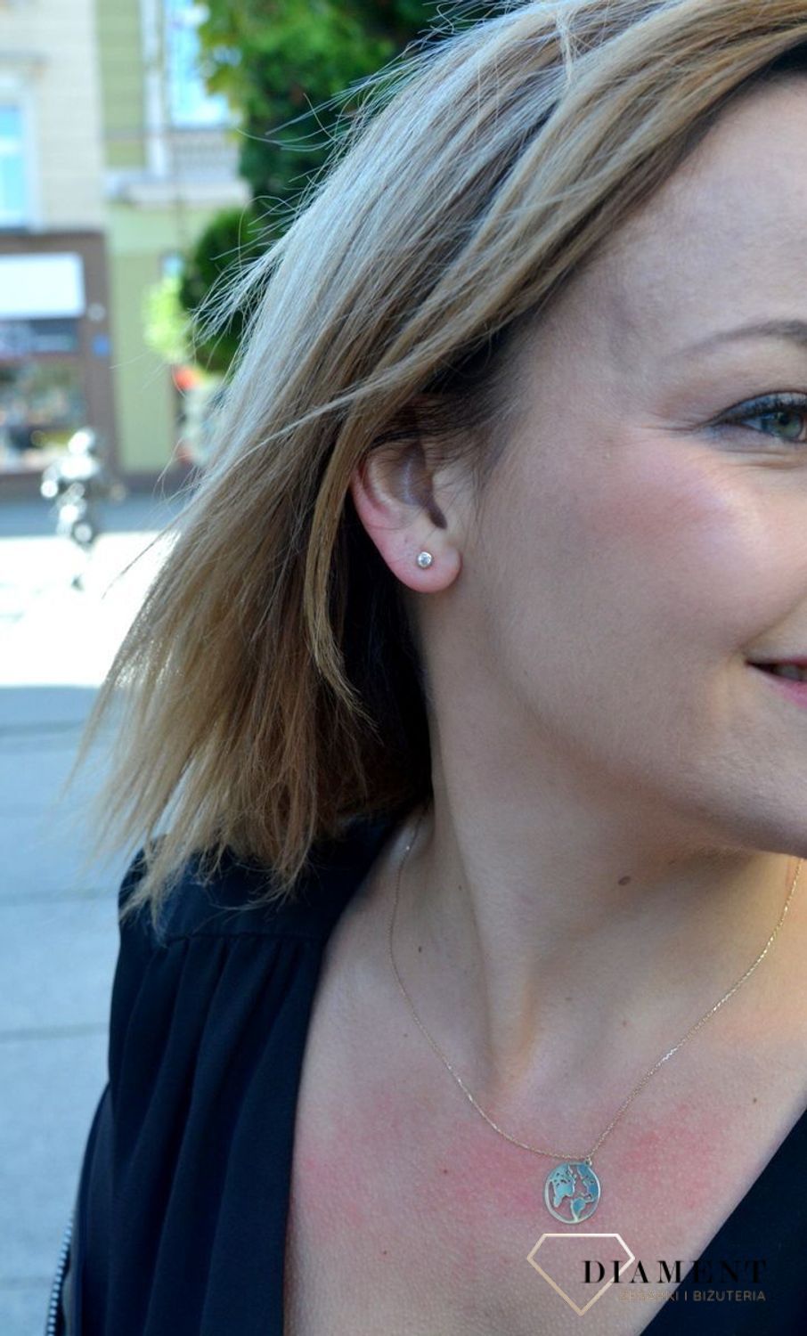 Złoty naszyjnik celebrytka 'mapa świata' DIA-NSZ-4440-585.jpg