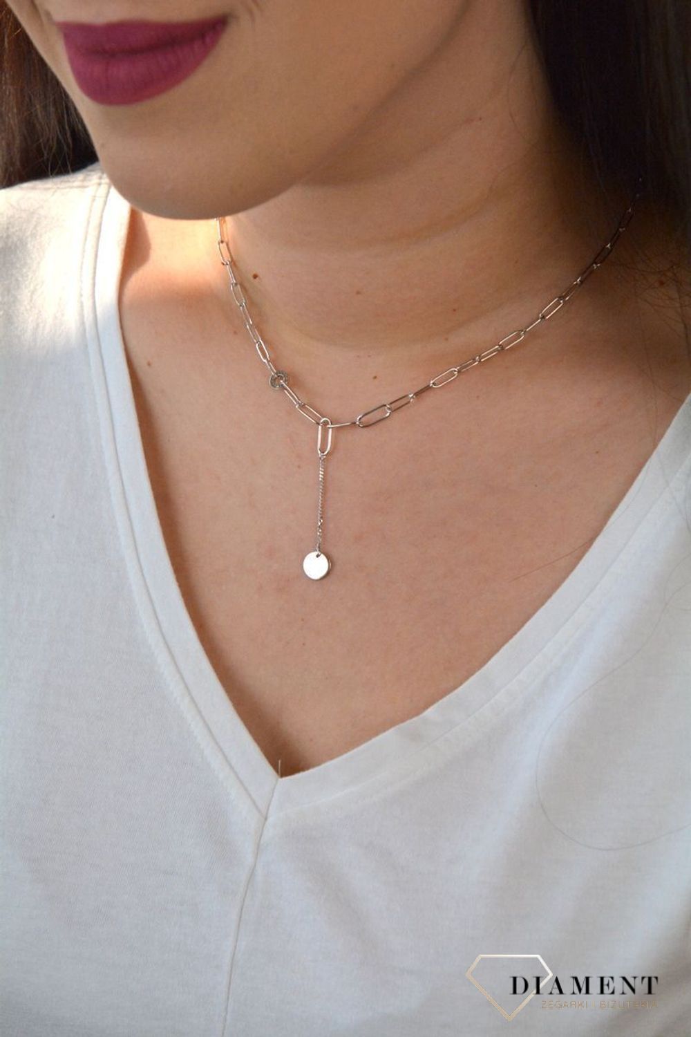 Naszyjnik srebrna celebrytka DIA-NSZ-4646-925.jpg