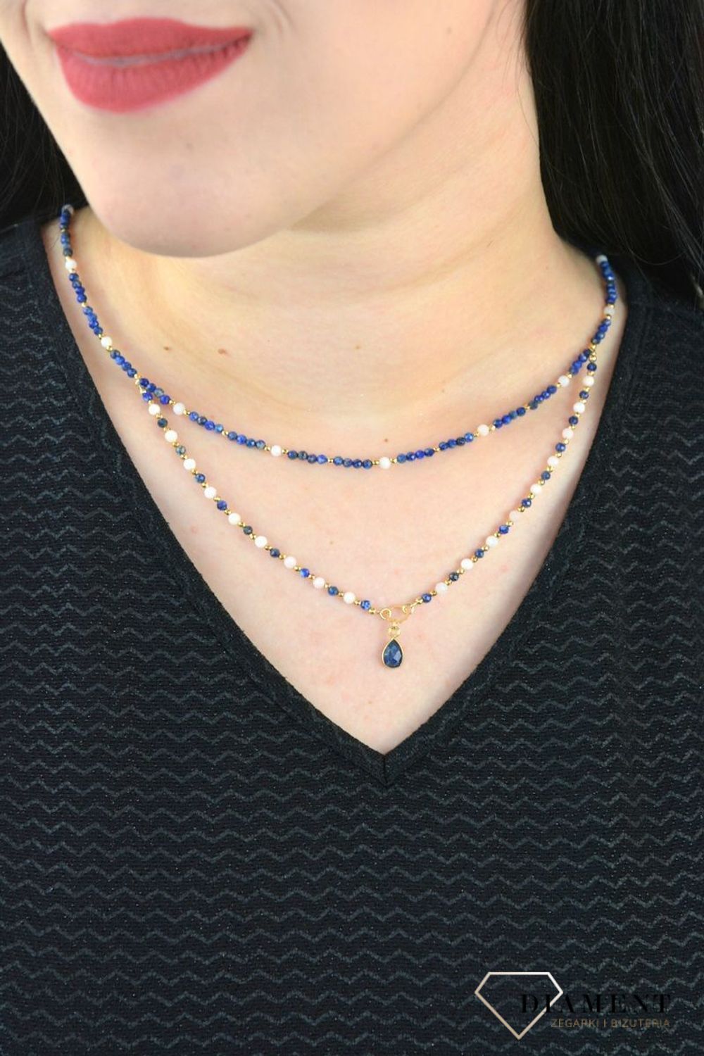 Naszyjnik podwójny lapis,opal, hematyt DIA-NSZ-4865-925.jpg