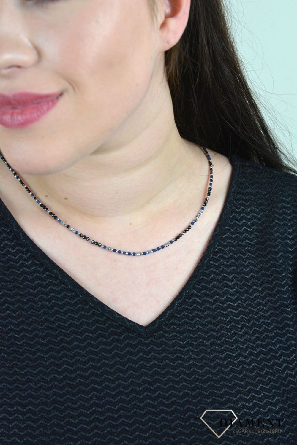 Naszyjnik kamienie naturalne turmalin,hematyt DIA-NSZ-4872-925.jpg