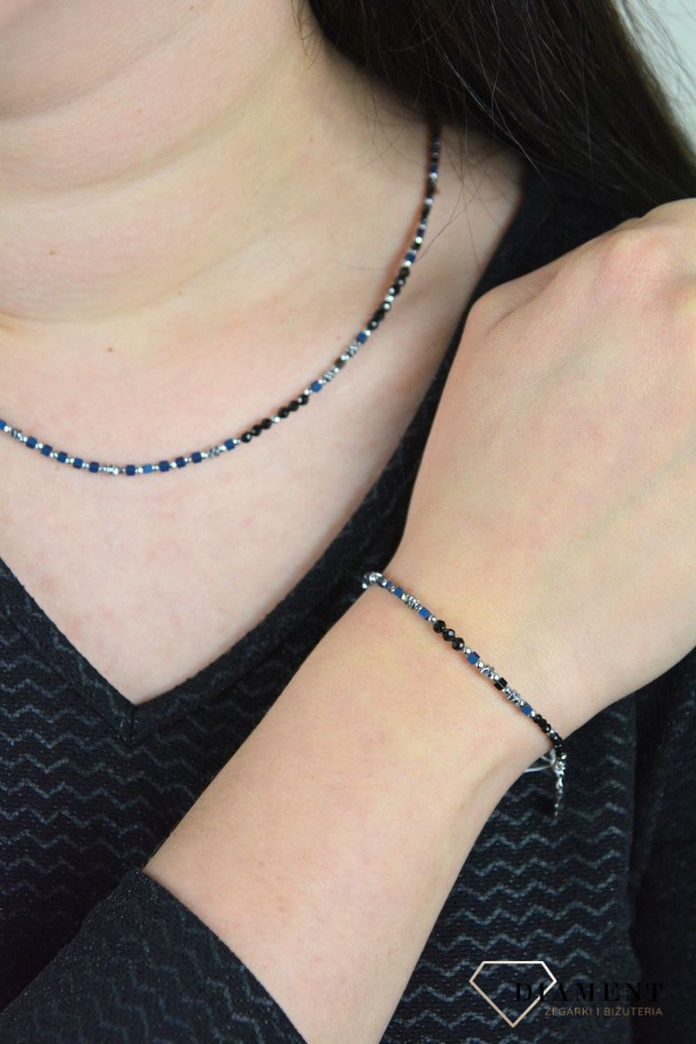 Naszyjnik kamienie naturalne turmalin,hematyt DIA-NSZ-4872-925.jpg