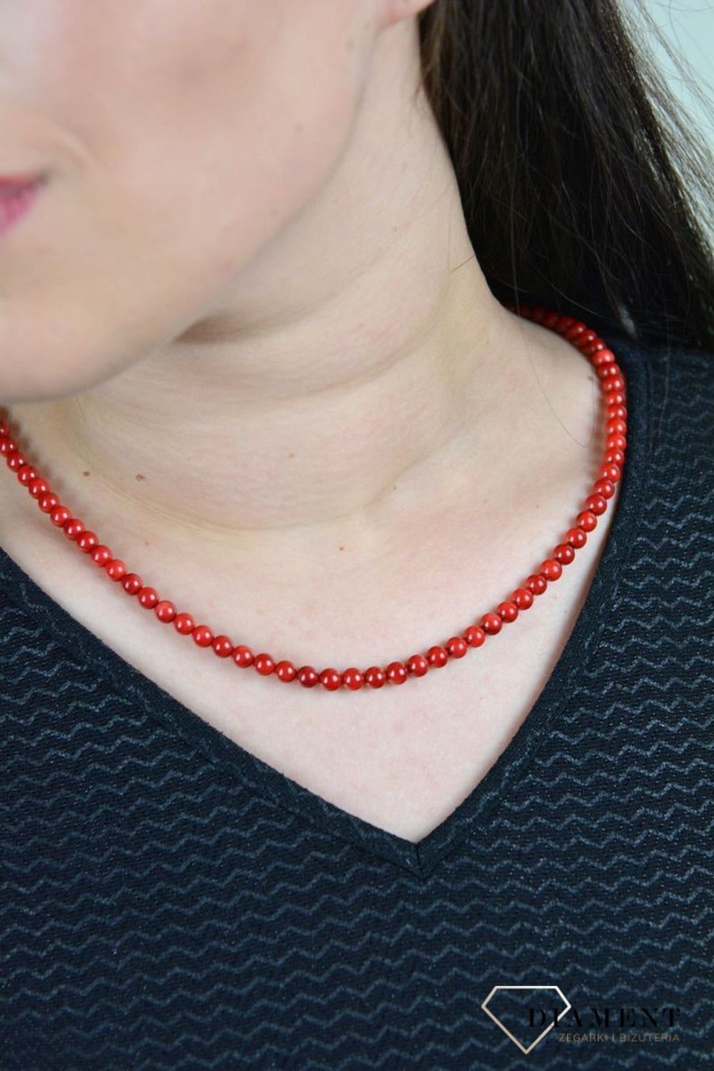 Przepiękny naszyjnik z  korali DIA-NSZ-4878-925.jpg