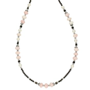 Naszyjnik kamienie naturalne opal różowy, perła majorka, hematyt DIA-NSZ-4879-925.jpg