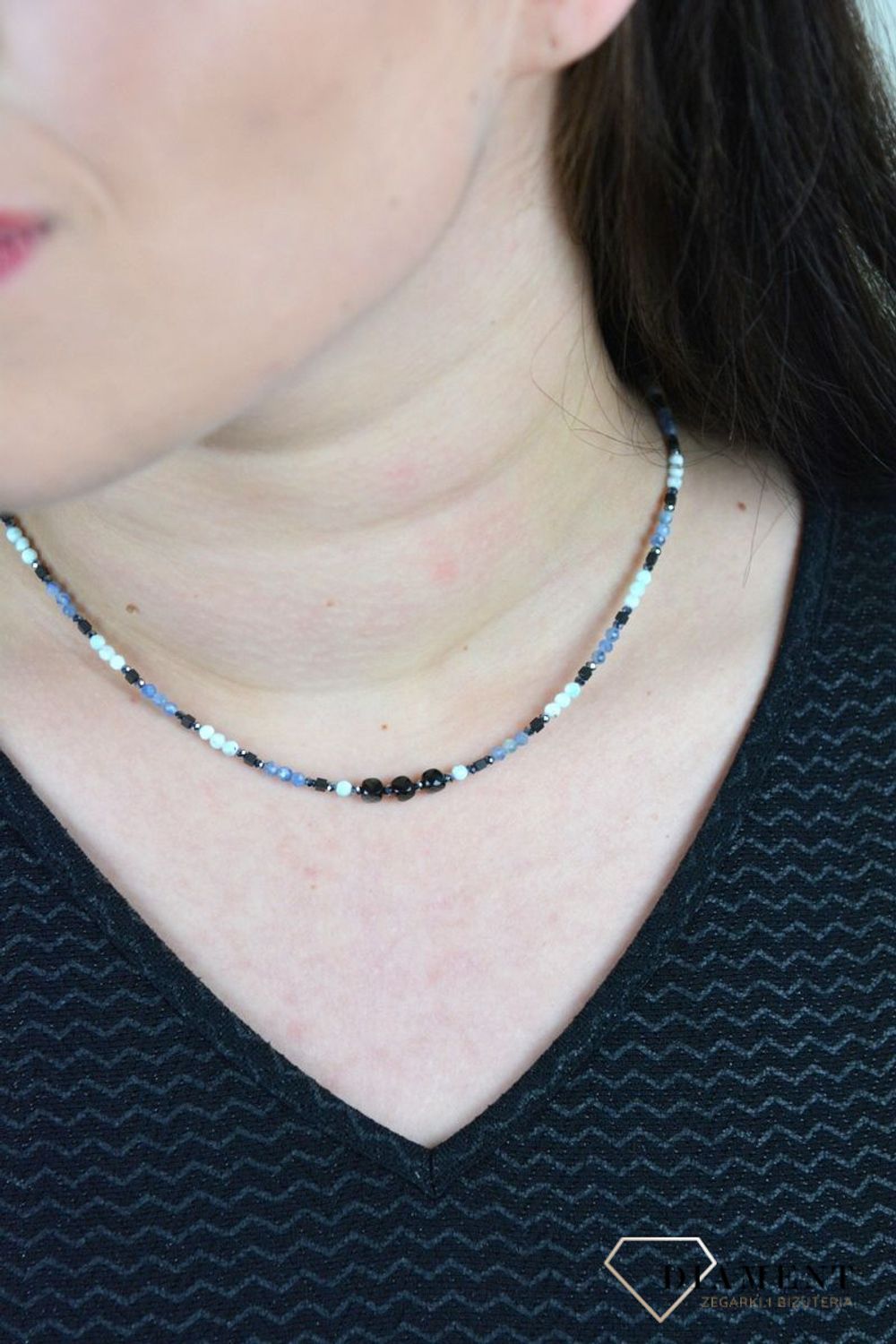 Naszyjnik larimar, kyanit, terahertz DIA-NSZ-4881-925..jpg