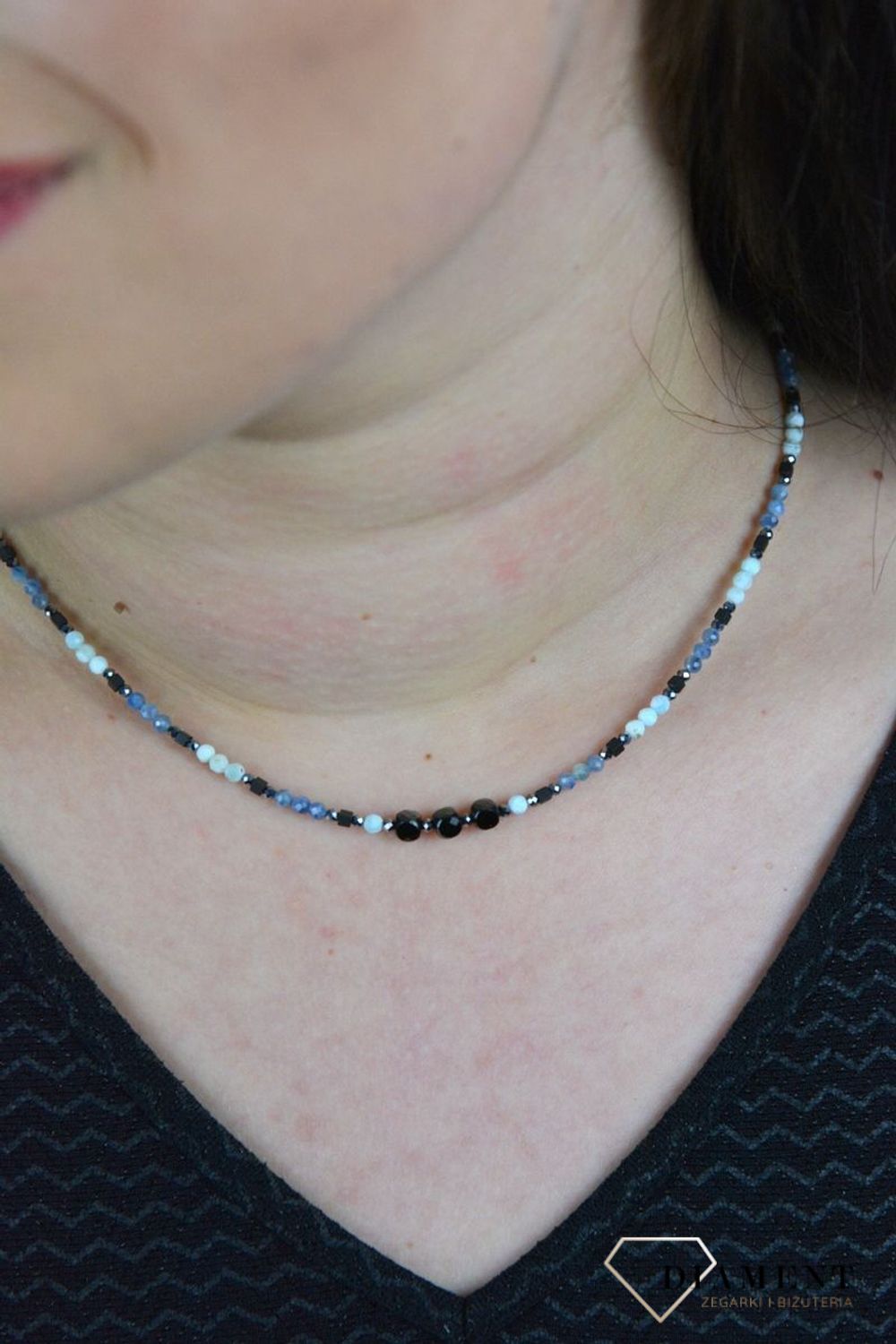 Naszyjnik larimar, kyanit, terahertz DIA-NSZ-4881-925..jpg