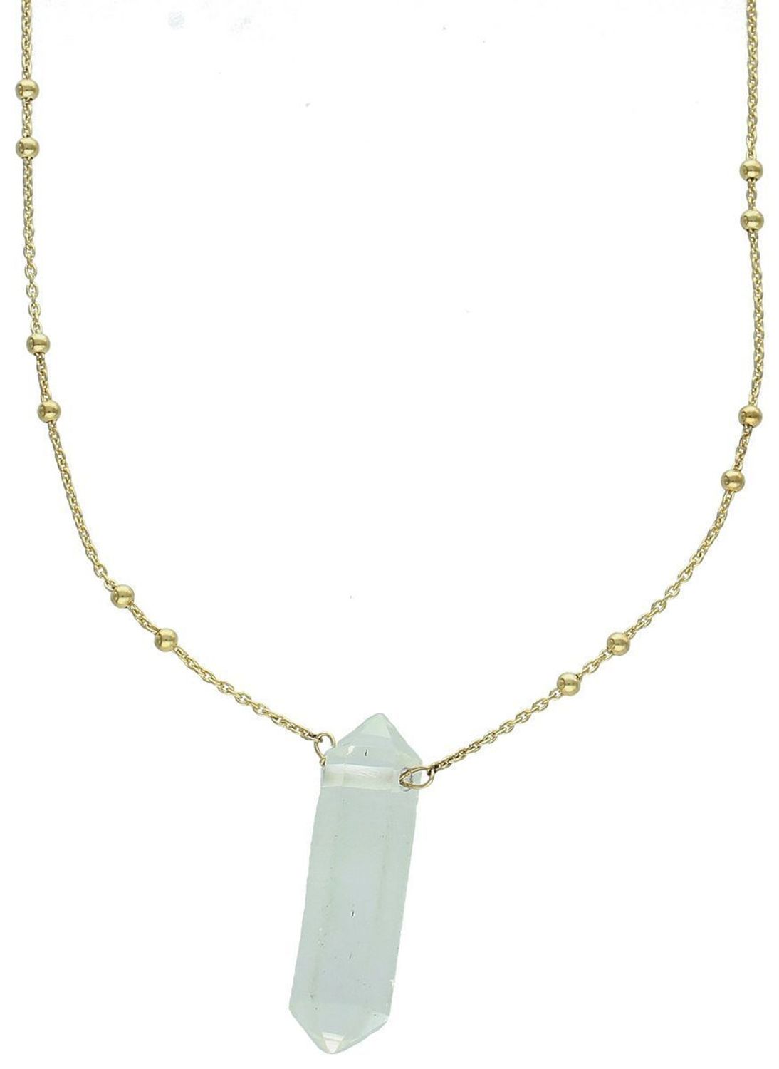 Łańcuszek z polerowanym kamieniem 925 kryształ górski.jpg